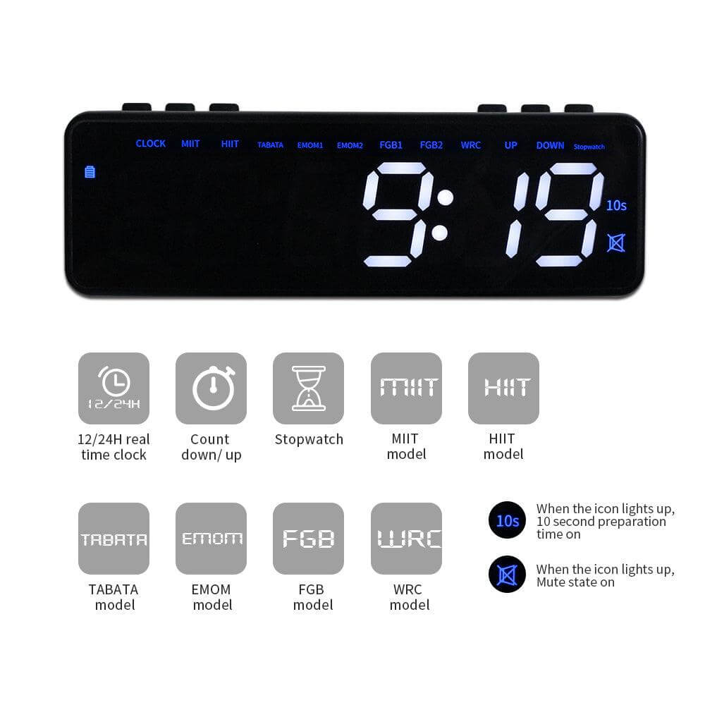 Mini minuteur/horloge numérique Bluetooth